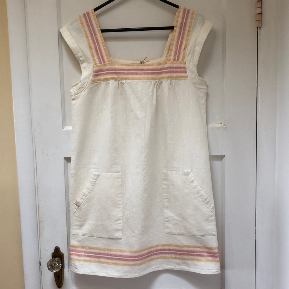 Faherty Hailee Dress ALS Apres Solieil Stripe Small NWT